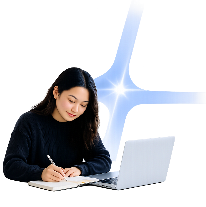 A professional planning her career with JobPylot